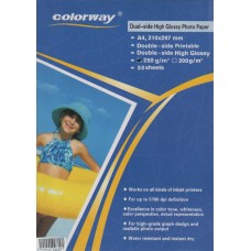 Фотобумага Colorwey глянцевая двухсторонняя А4 250гр. 50 листов 